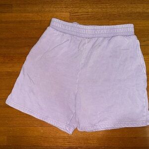 Garage Lavender Elastic Shorts